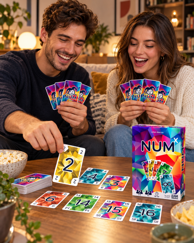 Soirée jeu avec le kit Num-X