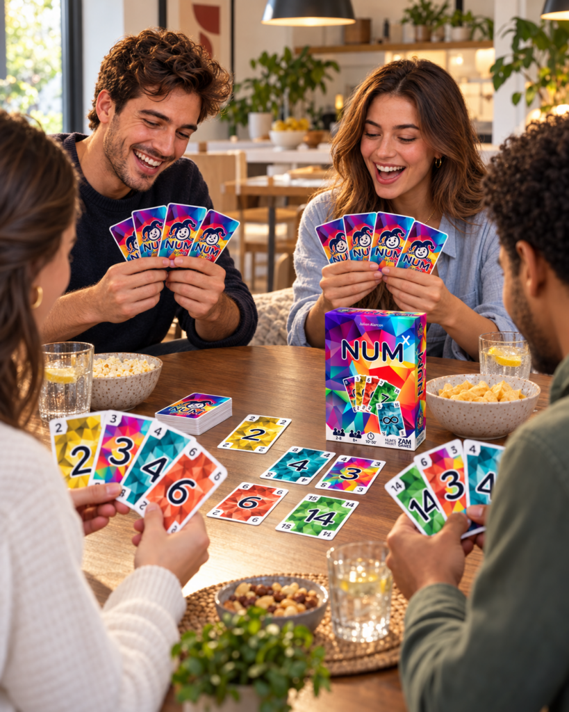 Soirée jeu avec le kit Num-X