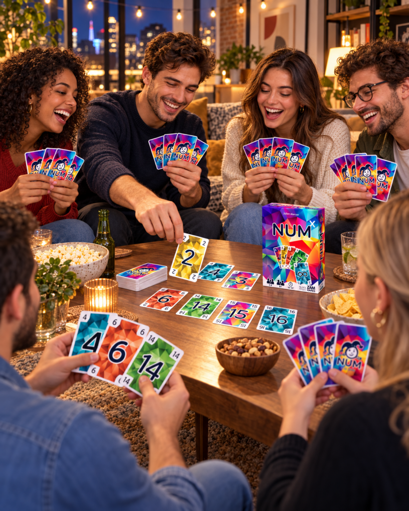 Soirée jeu avec le kit Num-X