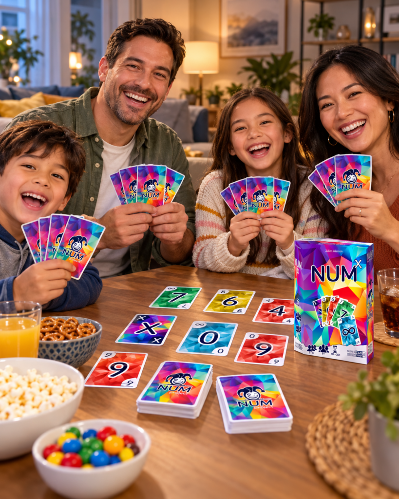 Soirée jeu avec le kit Num-X