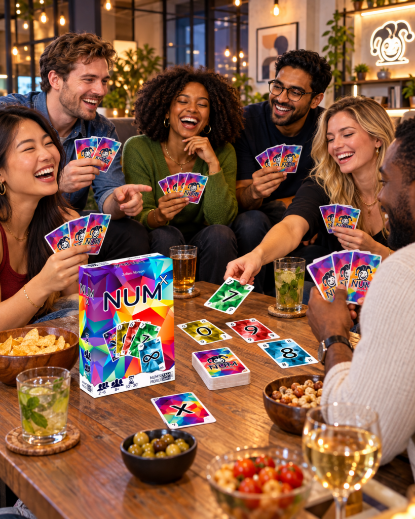 Soirée jeu avec le kit Num-X